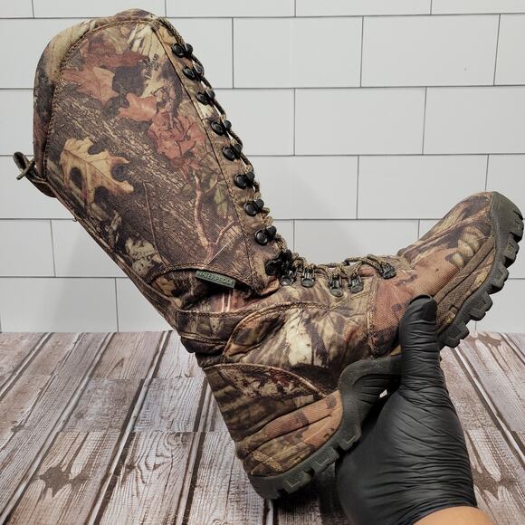 Red Head Camo Waterproof Hunting Boots Mens 8.5 Mossy Oak Infinity Tall main image 7